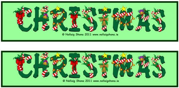 Christmas Bookmark 06