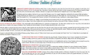 Christmas in Ukraine