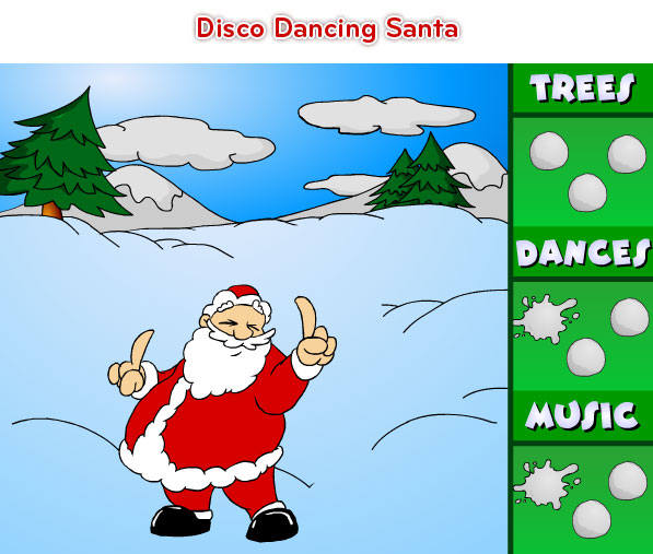 Disco Dancing Santa