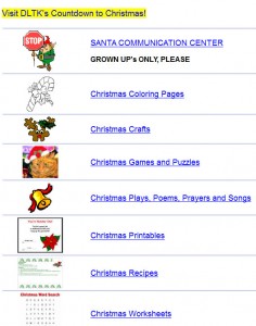 DLTK's Christmas Activities for Children