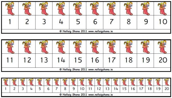 Number Line Stocking