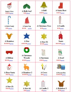 Origami Christmas