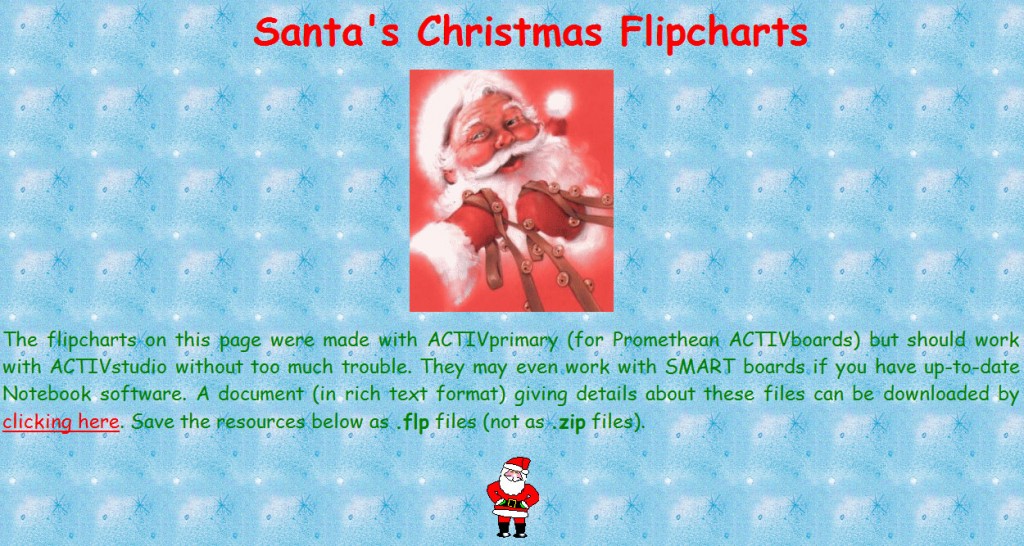 Santa's Christmas Flipcharts